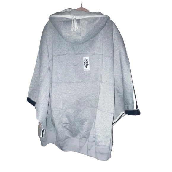 Free People Movement Salt Air Cocoon Hoodie Heather Grey Combo M/L NWT - Picture 5 of 10